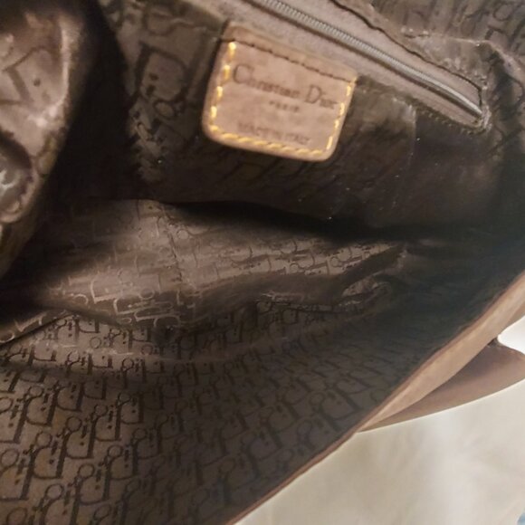 Dior Gaucho Double Saddle Bag in Brown Leather - Picture 8 of 12